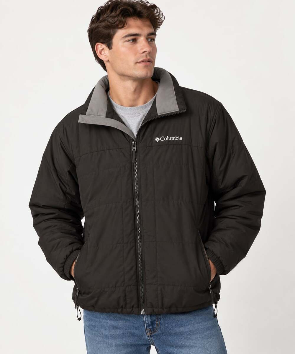 Columbia Interchange Omni-Heat Insulated Jacket Black Size Medium